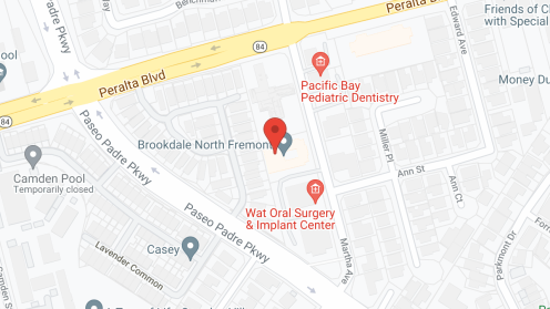 Map of the neighborhood around Atherton Court Alzheimer's Residence
