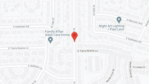 Map of the neighborhood around Angela's Care Home