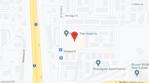 Map of the neighborhood around Where the Heart is