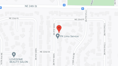 Map of the neighborhood around Eastside Care AFH