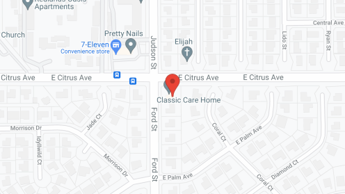 Map of the neighborhood around Classic Care Home