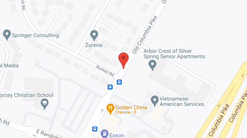 Map of the neighborhood around Arbor Crest