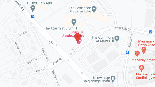 Map of the neighborhood around The Atrium At Drum Hill