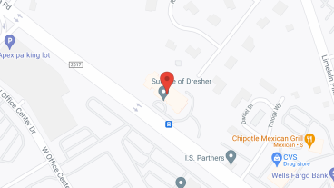 Sunrise of Dresher in google map
