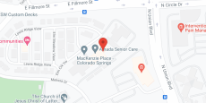 MacKenzie Place Colorado Springs in google map