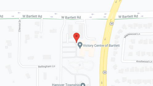 Map of the neighborhood around Victory Centre of Bartlett