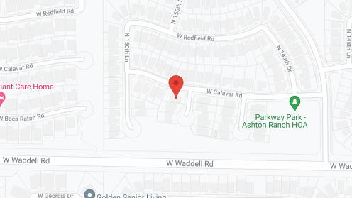 Map of the neighborhood around Ashton Ranch Home Care