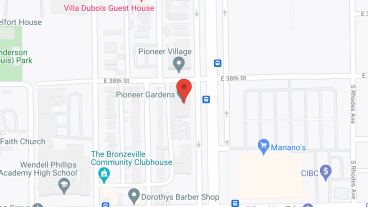 Pioneer Gardens in google map