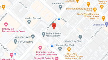 Burbank Senior Artists Colony in google map