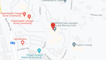 Middlefield Oaks in google map