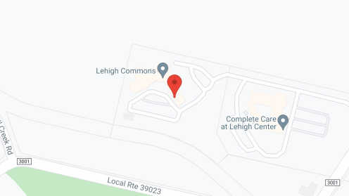 Map of the neighborhood around Lehigh Commons