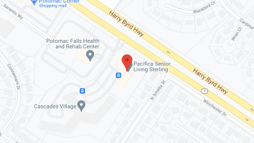 Pacifica Senior Living Sterling in google map