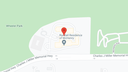 Map of the neighborhood around Courtyard at McHenry
