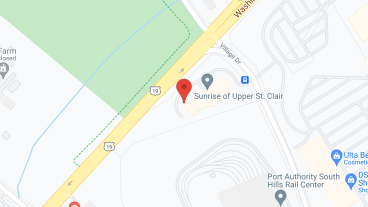 Sunrise of Upper St. Clair in google map