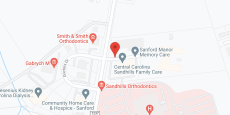 Sanford Senior Living and Manor in google map
