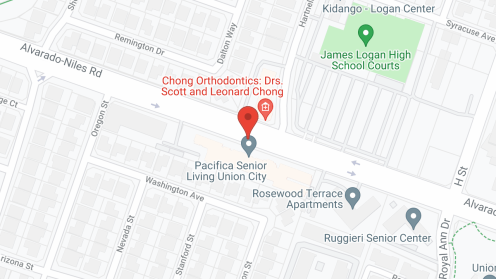 Map of the neighborhood around Pacifica Senior Living Union City