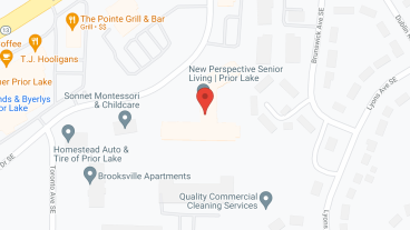 New Perspective Prior Lake in google map
