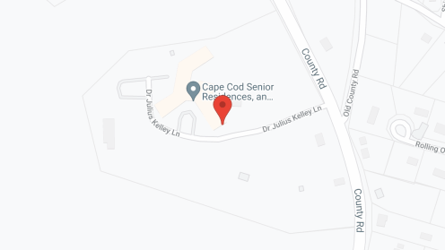 Map of the neighborhood around Cape Cod Senior Residences