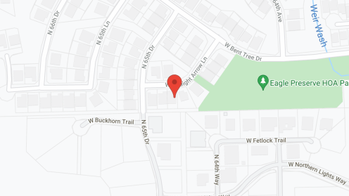 Map of the neighborhood around Sage House Straight Arrow