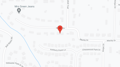 Map of the neighborhood around Brittany House at Macby