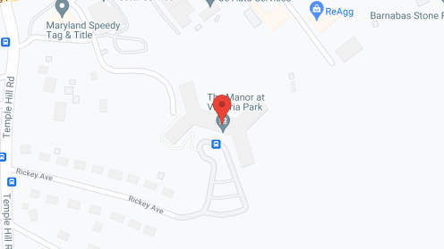 Map of the neighborhood around The Manor at Victoria Park