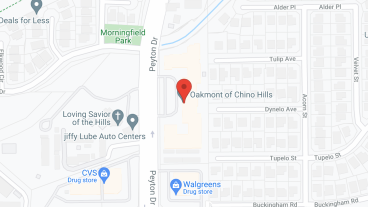 Oakmont of Chino Hills in google map