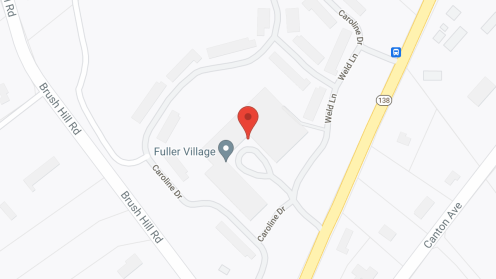 Map of the neighborhood around Fuller Village