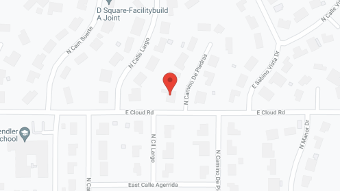 Map of the neighborhood around Helen's TLC