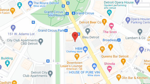 Map of the neighborhood around Himelhoch Apartments
