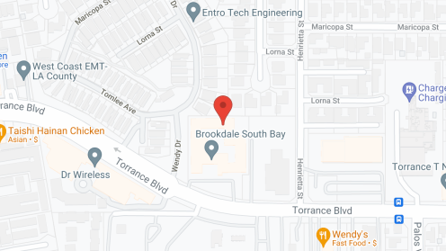 Map of the neighborhood around Pacific Inn