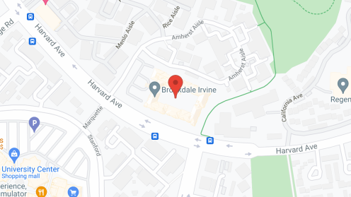 Map of the neighborhood around Brookdale Irvine