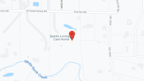 Map of the neighborhood around Loving Care Home