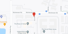 The Rose of Ames in google map