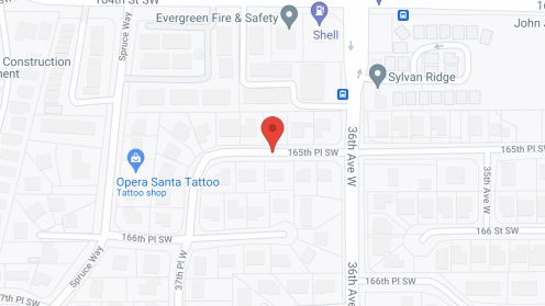 Map of the neighborhood around Alderwood Haven