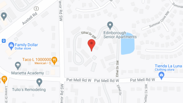 Edinborough in google map