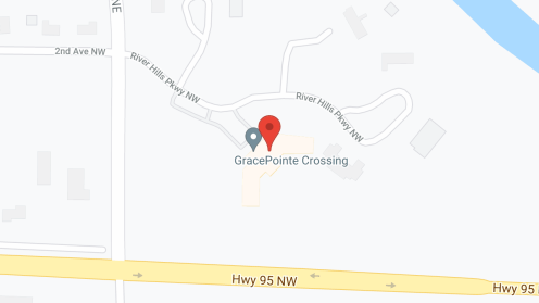 Map of the neighborhood around GracePointe Crossing