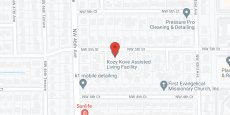 Kozy Kove Assisted Living Facility in google map