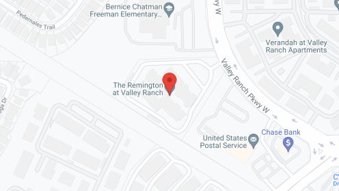 Map of the neighborhood around The Remington at Valley Ranch