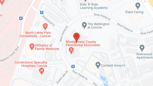 Map of the neighborhood around The Wellington at Conroe