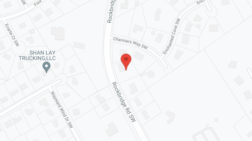 Map of the neighborhood around Arborwood