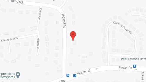Map of the neighborhood around Allgood Personal Care Home