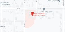 Warren Memorial Hospital in google map