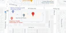 Sunrise of Plano in google map