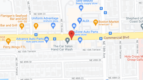 Map of the neighborhood around Fort Lauderdale Health Ctr