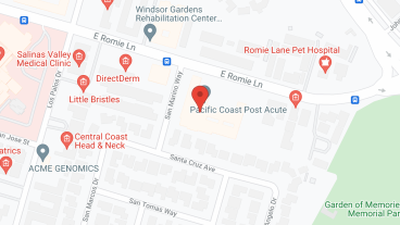 Pacific Coast Care Ctr in google map