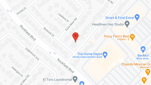 Map of the neighborhood around Tender Care Lake Forest