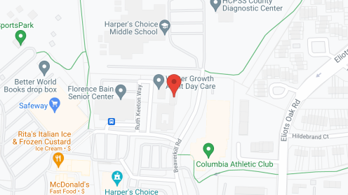 Map of the neighborhood around Winter Growth - Maryland Memories