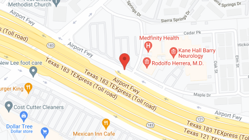 Map of the neighborhood around Parc Place