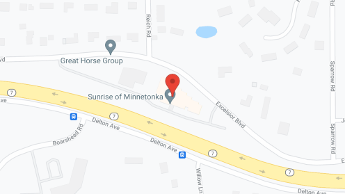 Map of the neighborhood around Sunrise of Minnetonka