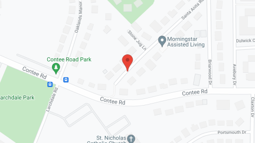 Map of the neighborhood around Morningstar